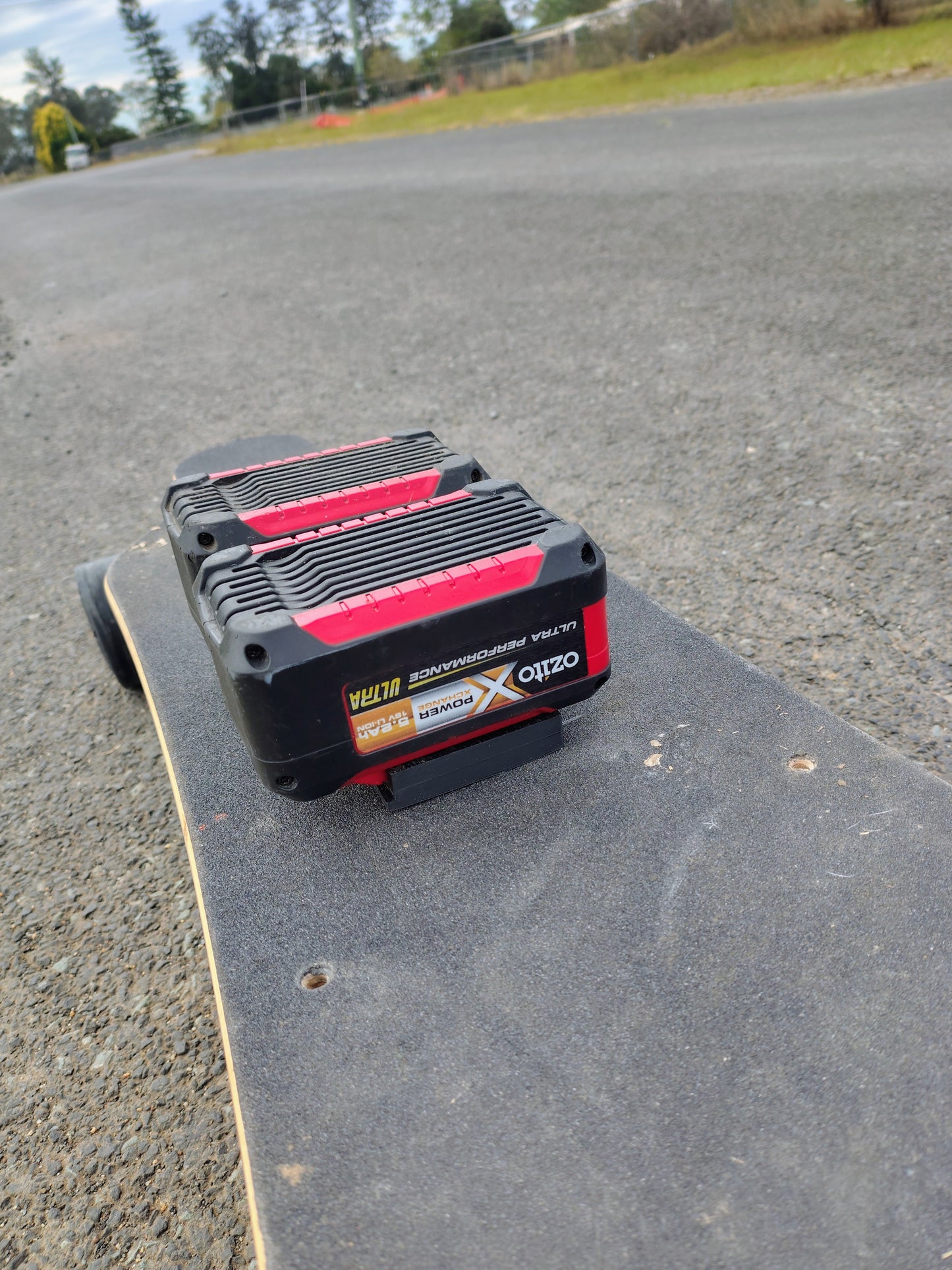 The Ultimate Electric Skateboard: Power Your Ride with Ozito, Ryobi, DeWalt, Makita, Milwaukee Batteries! pre-order