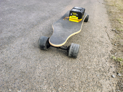 The Ultimate Electric Skateboard: Power Your Ride with Ozito, Ryobi, DeWalt, Makita, Milwaukee Batteries! pre-order