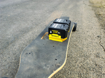 The Ultimate Electric Skateboard: Power Your Ride with Ozito, Ryobi, DeWalt, Makita, Milwaukee Batteries! pre-order