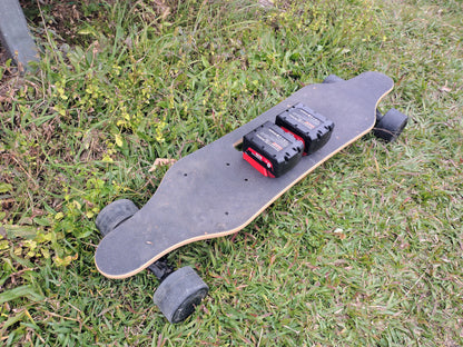 The Ultimate Electric Skateboard: Power Your Ride with Ozito, Ryobi, DeWalt, Makita, Milwaukee Batteries! pre-order