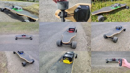 The Ultimate Electric Skateboard: Power Your Ride with Ozito, Ryobi, DeWalt, Makita, Milwaukee Batteries! pre-order
